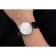 Svizzero Rolex Cellini quadrante bianco cassa in acciaio inossidabile cinturino in pelle nera