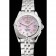 Breitling Colt Lady quadrante rosa cassa e bracciale in acciaio inossidabile con indici delle ore di diamanti