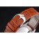 Svizzero Rolex Cellini quadrante bianco numeri romani cassa in acciaio inossidabile cinturino in pelle marrone chiaro