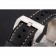 Panerai Luminor 1950 3 Days Chrono Flyback quadrante nero cassa in acciaio inossidabile cinturino in pelle nera