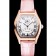 Cartier Tortue Calendario perpetuo quadrante bianco cassa in oro cinturino in pelle rosa