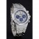 Audemars Piguet Royal Oak Cronografo quadrante bianco e blu Bracciale in acciaio inossidabile 1454026