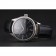 Svizzero Rolex Cellini quadrante nero con numeri romani cassa in acciaio inossidabile cinturino in pelle nera