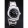 Rolex Datejust lucido lunetta argento quadrante nero 7467