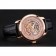 Swiss Piaget Altiplano quadrante scheletrato in oro rosa con cassa in oro rosa e diamanti Cinturino in pelle nera