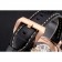 Swiss Panerai Radiomir 1940 cronografo quadrante nero cassa in oro rosa cinturino in pelle nera