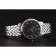 Bracciale in acciaio inossidabile Omega DeVille con quadrante nero 621685