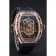 Richard Mille Tourbillon Skull RM 052 Bracciale in gomma nera con cassa in oro rosa 1454252