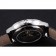 Omega De Ville Prstige Co-Axial quadrante bianco cassa argento cinturino in pelle nera numeri romani