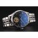 Omega De Ville Moonphase Tourbillon quadrante nero Cassa in acciaio inossidabile Bracciale bicolore in acciaio nero