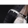 Omega De Ville Prstige Co-Axial quadrante bianco cassa argento cinturino in pelle nera numeri romani