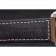 Bracciale in pelle scamosciata con quadrante nero sommergibile Panerai Luminor