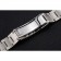 Bracciale a maglie Rolex in acciaio inossidabile spazzolato 622494