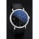 Piaget Altiplano cassa argento quadrante nero cinturino in pelle nera 622629