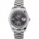 Rolex Swiss DateJust lucido lunetta in acciaio inossidabile quadrante grigio 42000