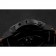 Panerai Luminor 1950 3 Days Chrono Flyback quadrante nero cassa nera cinturino in pelle marrone