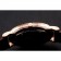 Patek Philippe Calatrava quadrante nero numeri romani lunetta a coste cassa in oro rosa cinturino in pelle marrone