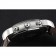 Cronografo Patek Philippe quadrante bianco con segni blu cassa in acciaio inossidabile cinturino in pelle nera