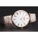 Swiss Longines Grande Classique quadrante bianco con numeri romani cassa in oro rosa bracciale bicolore