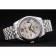 Rolex DateJust in acciaio inossidabile a costine lunetta fiore quadrante argentato 41983