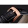 Chopard Mille Miglia GTS quadrante nero Bracciale in pelle nera cassa in oro 1454001