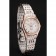 Omega De Ville Ladies quadrante bianco cassa in oro rosa bracciale bicolore 1453782