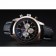 Breitling Transocean Quadrante Nero Cinturino in Pelle Nera Lunetta in Oro Rosa-98203