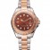 Rolex Yacht Master Bracciale in acciaio inossidabile bicolore con quadrante in oro rosa 1453864