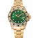 Swiss Rolex GMT Master II - Quadrante Verde - Lunetta con Pietre - Cassa e Bracciale in Oro - 1453748