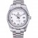 Rolex Day-Date quadrante bianco bracciale in acciaio inossidabile 622547