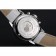 Cronografo Omega De Ville Quadrante bianco Cassa in acciaio inossidabile con diamanti Bracciale in pelle bianca 622453