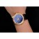 Swiss Patek Philippe Grand Complications Calendario perpetuo Quadrante blu Cassa in oro Lunetta con diamanti Cinturino in pelle nera