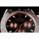 Rolex Daytona cassa in oro rosa quadrante nero cinturino in pelle nera