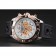 Breitling Chronomat Quadrante Bianco Lunetta e Sottodiali in Oro Rosa Cassa in Acciaio Inossidabile Cinturino in Gomma Nero