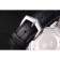 Bracciale in pelle nera con lunetta a coste in acciaio inossidabile Patek Philippe Calatrava 801431