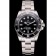 Swiss Rolex Submariner No Date quadrante nero e cassa e bracciale in acciaio inossidabile lunetta