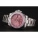 Swiss Rolex Submariner quadrante rosa cinturino in acciaio inossidabile con lunetta rosa 1453980