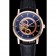 Piaget Altiplano Cronografo quadrante nero Cassa in oro Bracciale in pelle nera 1454047