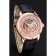 Swiss Piaget Altiplano quadrante scheletrato in oro rosa con cassa in oro rosa e diamanti Cinturino in pelle nera