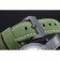 Bracciale Panerai Luminor Marina Ion placcato in acciaio inossidabile con lunetta in pelle verde 622.312