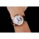 Cronografo Patek Philippe quadrante guilloché bianco cassa in oro rosa cinturino in pelle nera