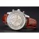 Breitling Navitimer World Quadrante Bianco Bracciale in Pelle Marrone - 622514