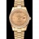 Swiss Rolex Day-Date quadrante champagne con diamanti lunetta bracciale in oro 1454099