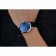 Piaget Altiplano cassa argento quadrante nero cinturino in pelle nera 622629
