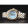 Breitling Colt Lady quadrante blu chiaro Diamond Hour Marks lunetta in oro cassa in acciaio inossidabile bracciale bicolore