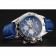 Breitling Chronomat Patrouille De France quadrante blu cassa in acciaio inossidabile cinturino in pelle blu