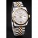 Rolex DateJust Two Tone Stainless Steel 18k Gold Plated Silver Dial 98084