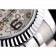Rolex DateJust in acciaio inossidabile a costine lunetta fiore quadrante argentato 41983