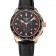 Chopard Mille Miglia GTS quadrante nero Bracciale in pelle nera cassa in oro 1454001