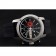 Cronografo rotondo Burberry Sport Cassa bianca Quadrante nero Bracciale in caucciù nero 622618